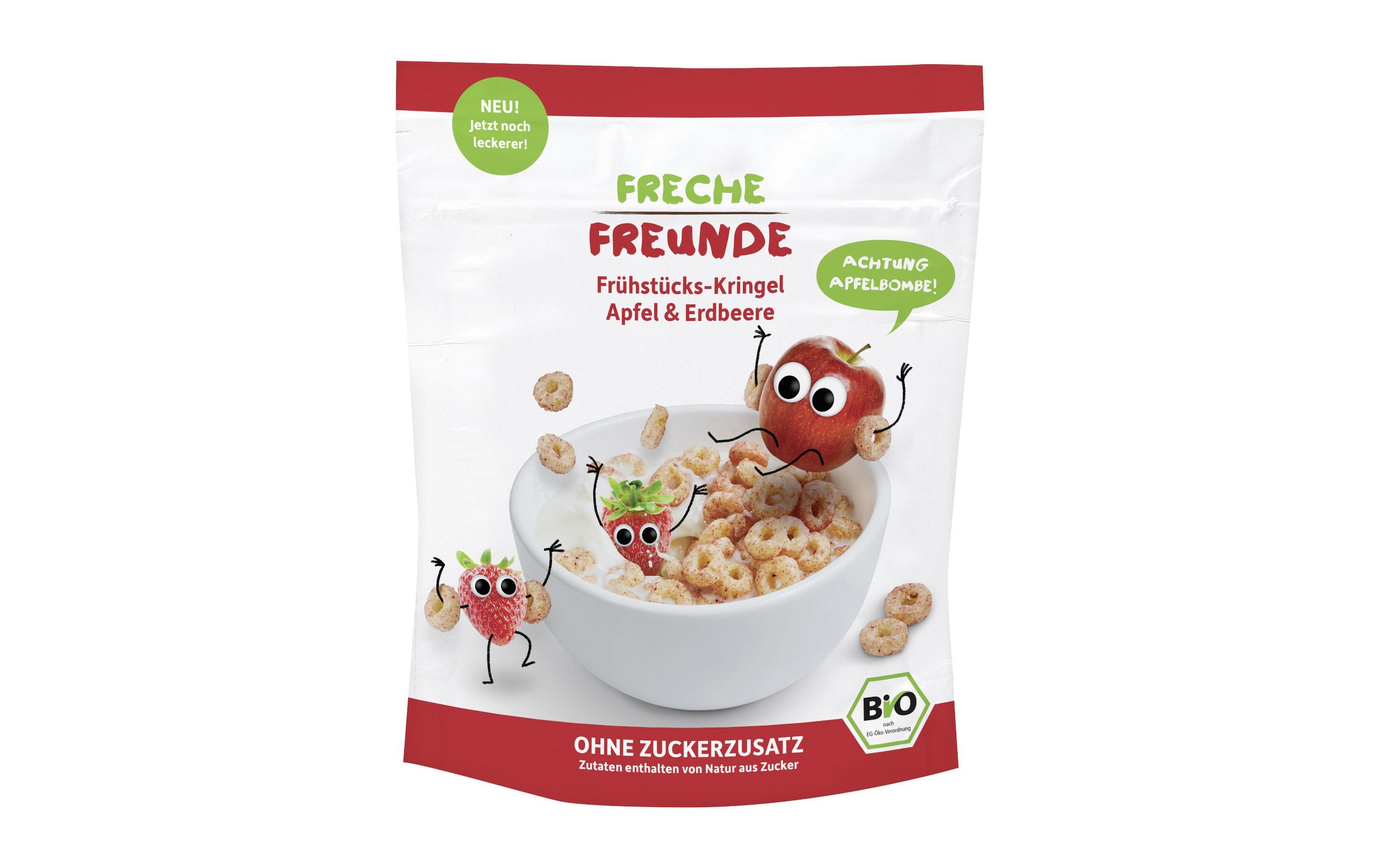 Frühstücks-Kringel Apfel Erdbeere 125 gKnusprige Bio-Frühstücks-Kringel