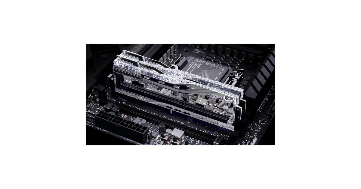 G.Skill32 GB DDR5-6000 kit werkgeheugen  (Zilver, F5-6000J2836G16GX2-TR5S, Trident Z5 Royal, XMP)