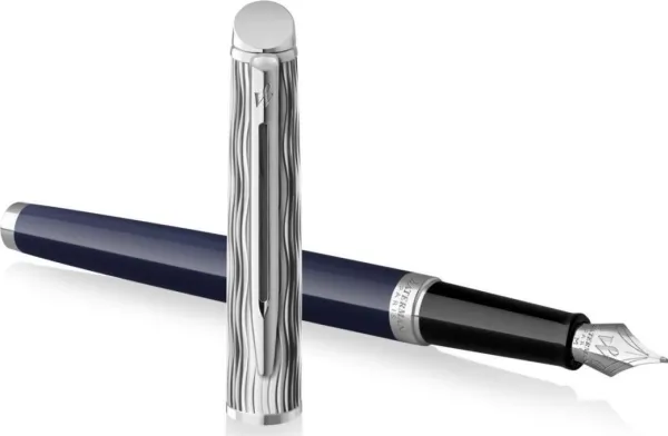 Waterman Hémisphère, Blå, Blå, Lak, Fin, Gaveæske, 1 stk