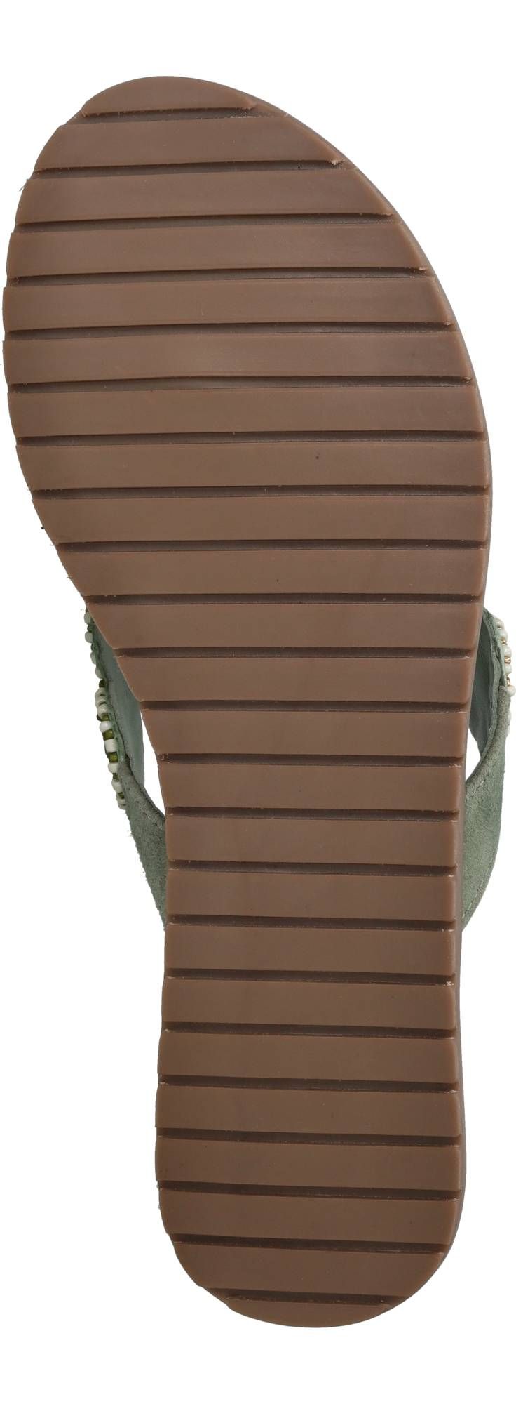 Lazamani Mey Toe Rounds Slippers Groen Dames