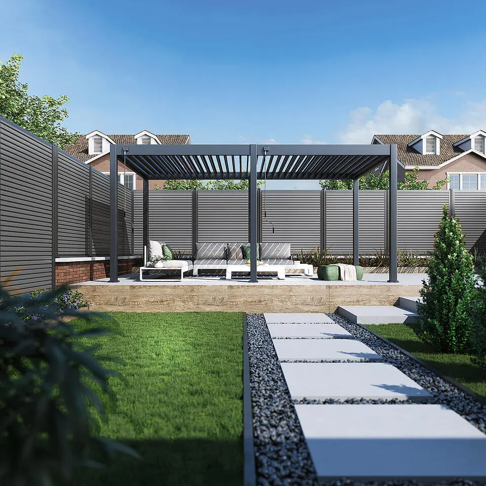 Orion Comfort terrasoverkapping 300 x 530 cm antraciet