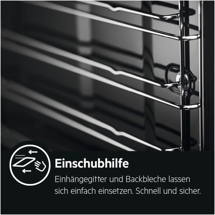AEG Einbau-Herd Serie 6000 SteamBake® ECS455020B Schwarz