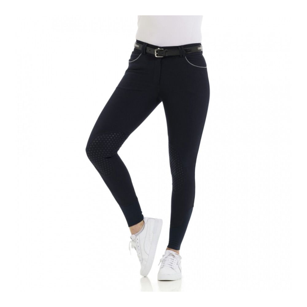 Equitheme BELINDA - Pantalon siliconé Femme marine