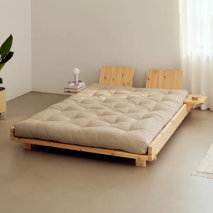 Karup Design - Social Bett, 140 x 200 cm, Kiefer klar