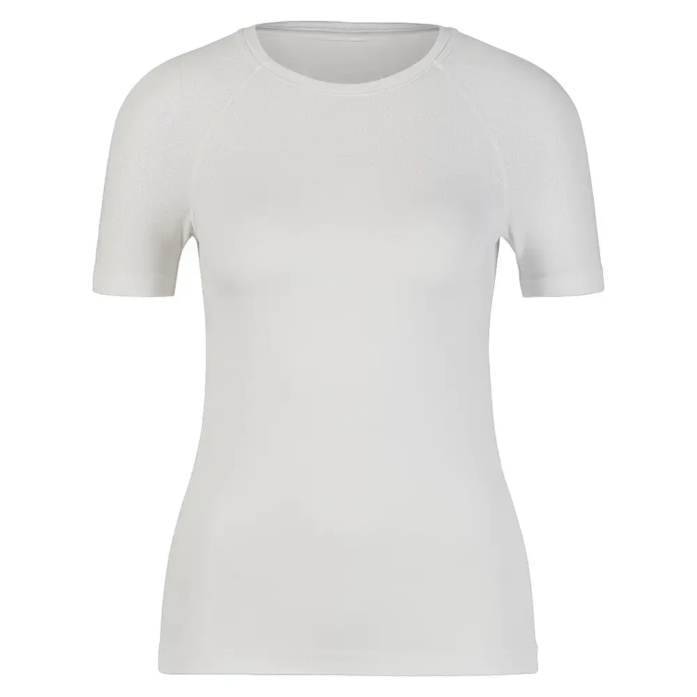 Odlo Performance Light Eco BL Top Crew Ondershirt Korte Mouwen Wit Dames