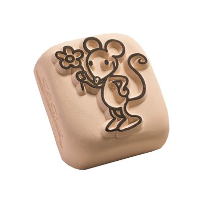 LaDot - Pierre pour tatouage éphémère - en céramique - taille L (4 x 5 cm) - souris