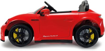 Porsche Taycan Elbil 12V, Rød