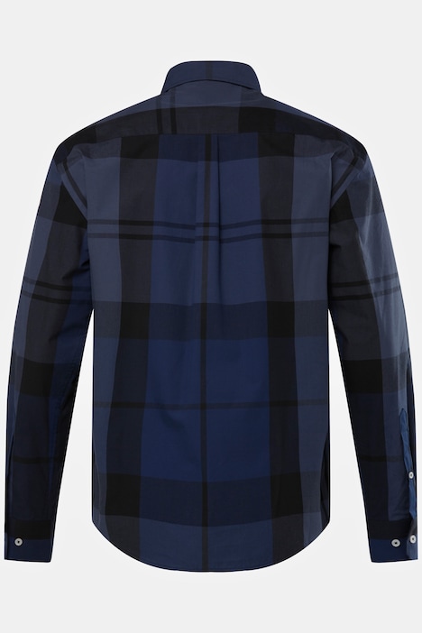 Karohemd, Langarm, Buttondown-Kragen, Modern Fit, bis 8 XL