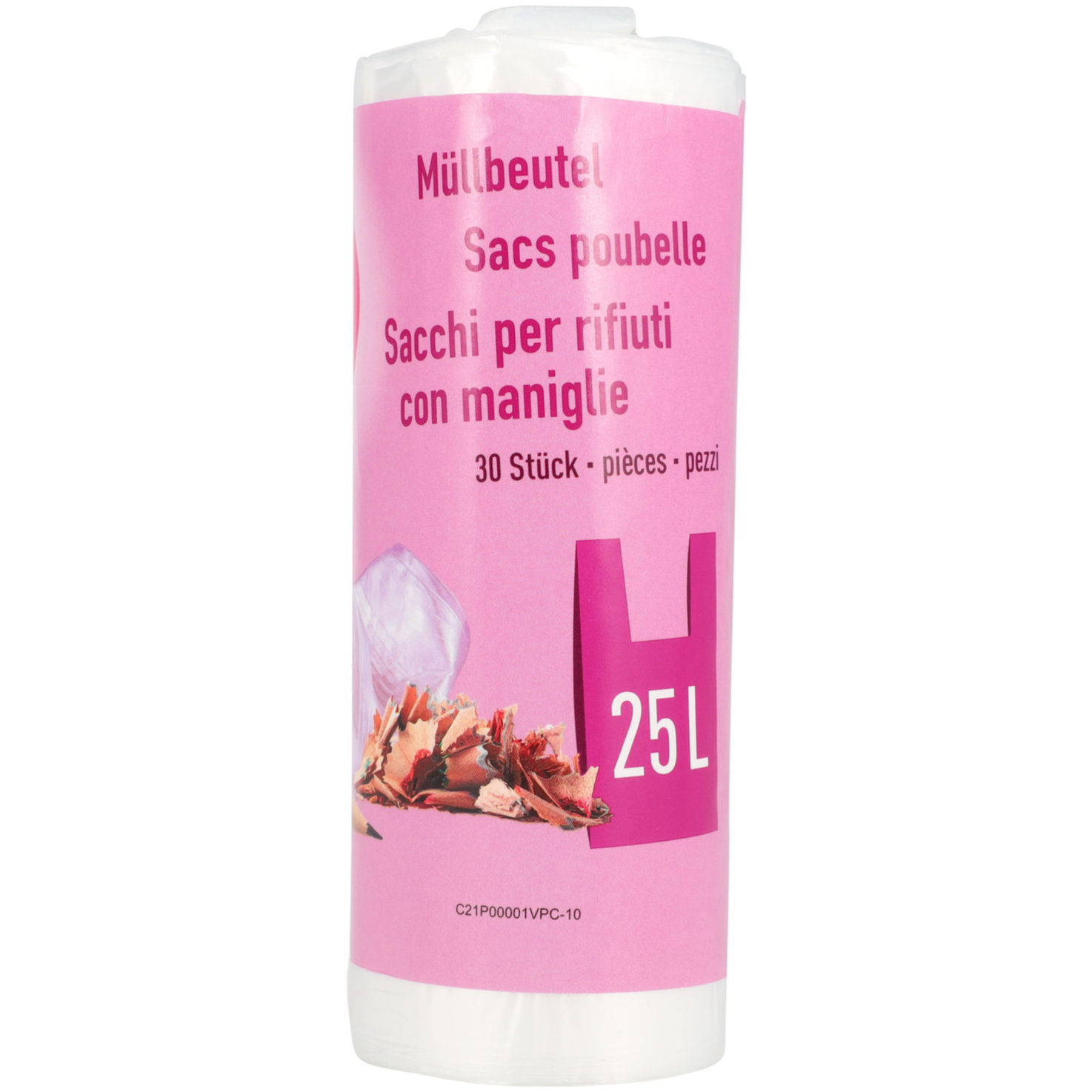 Prix Garantie Müllbeutel mit Hänkel 25L 30 Stück