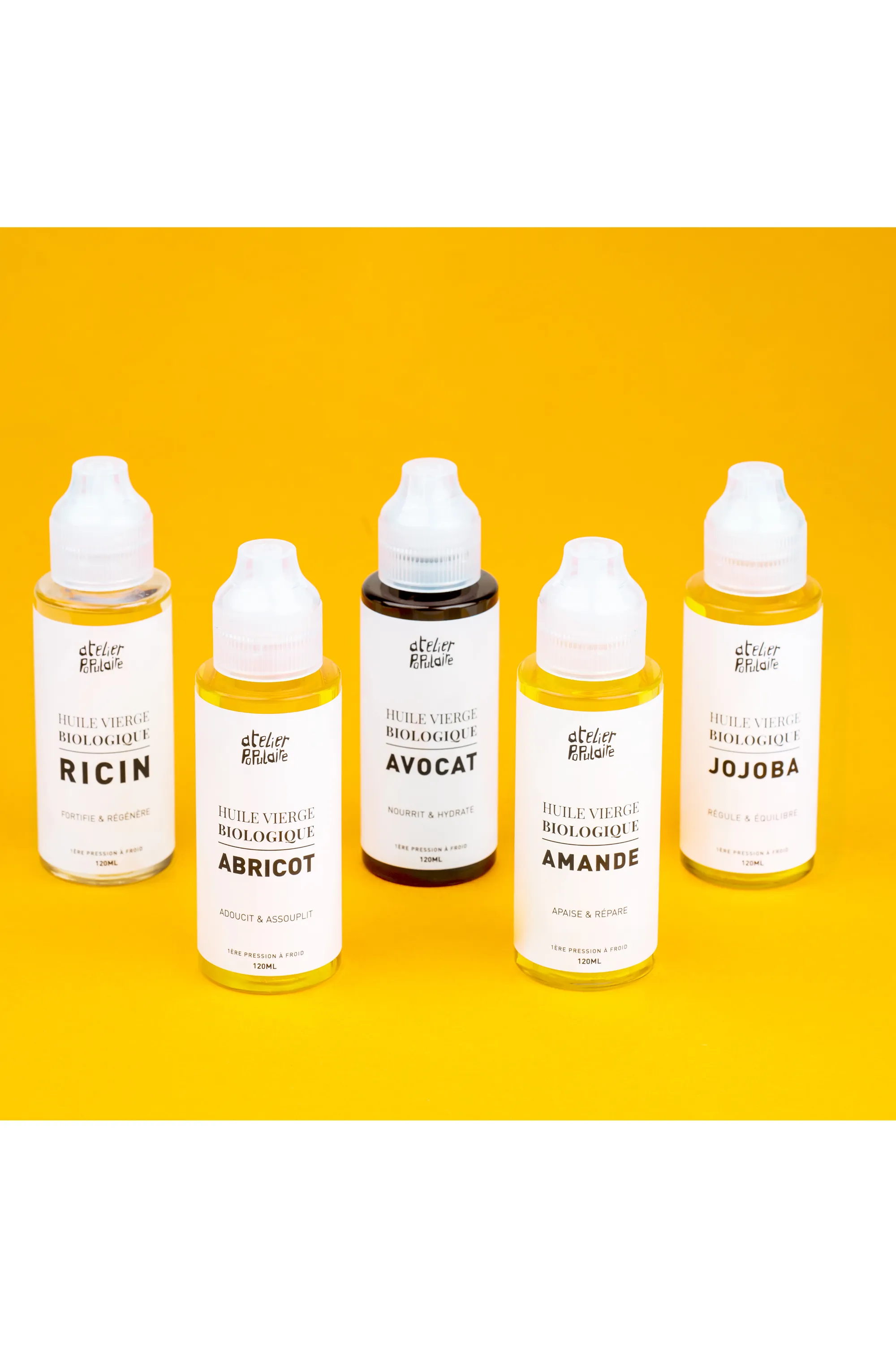 Atelier Populaire Huile vierge d’avocat bio-120 ml