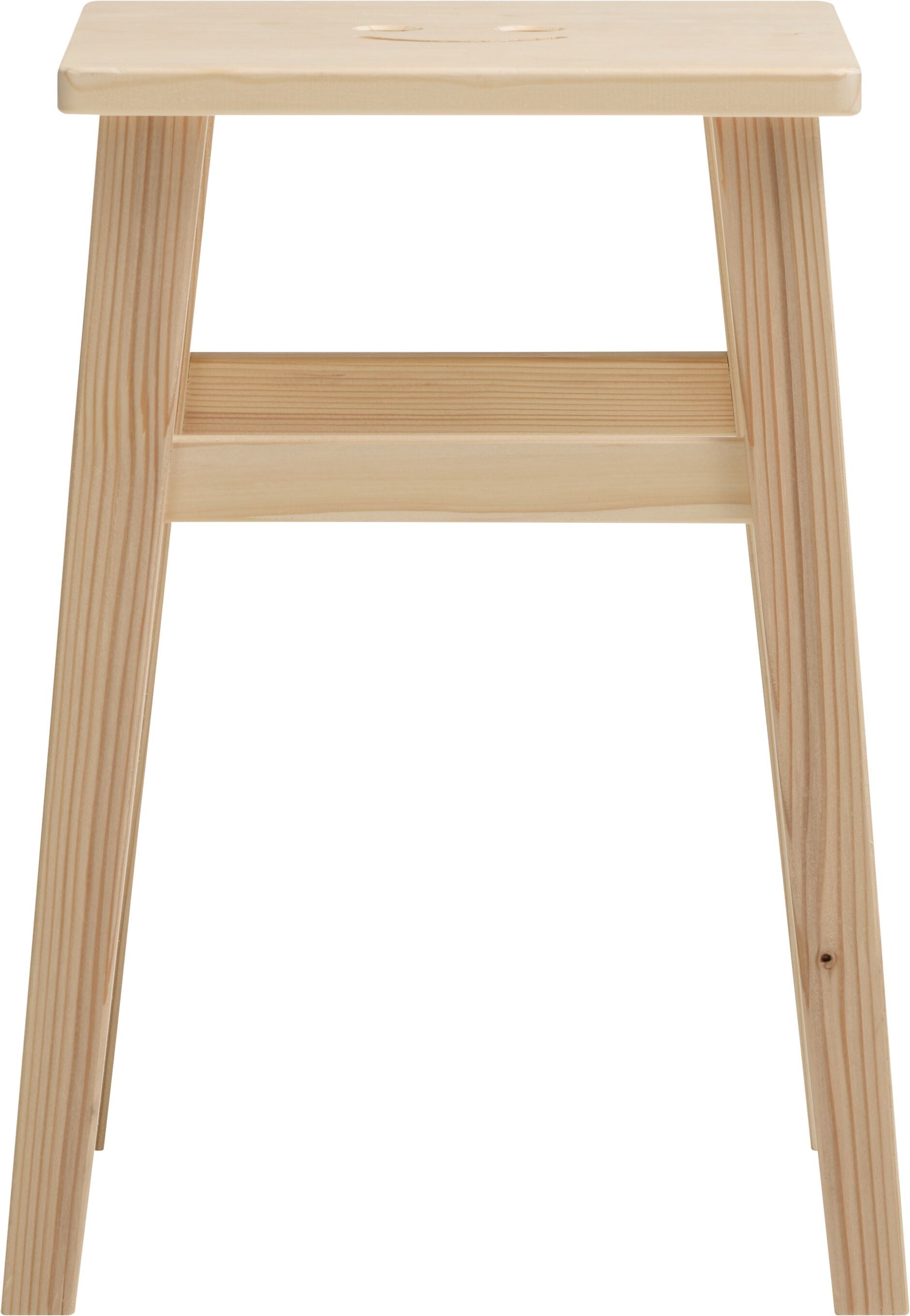 SE-ZIGERLI Holztaburett Smile Fichte - Fichte / B: 29.5 cm x T: 29.5 cm x H: 46.0 cm