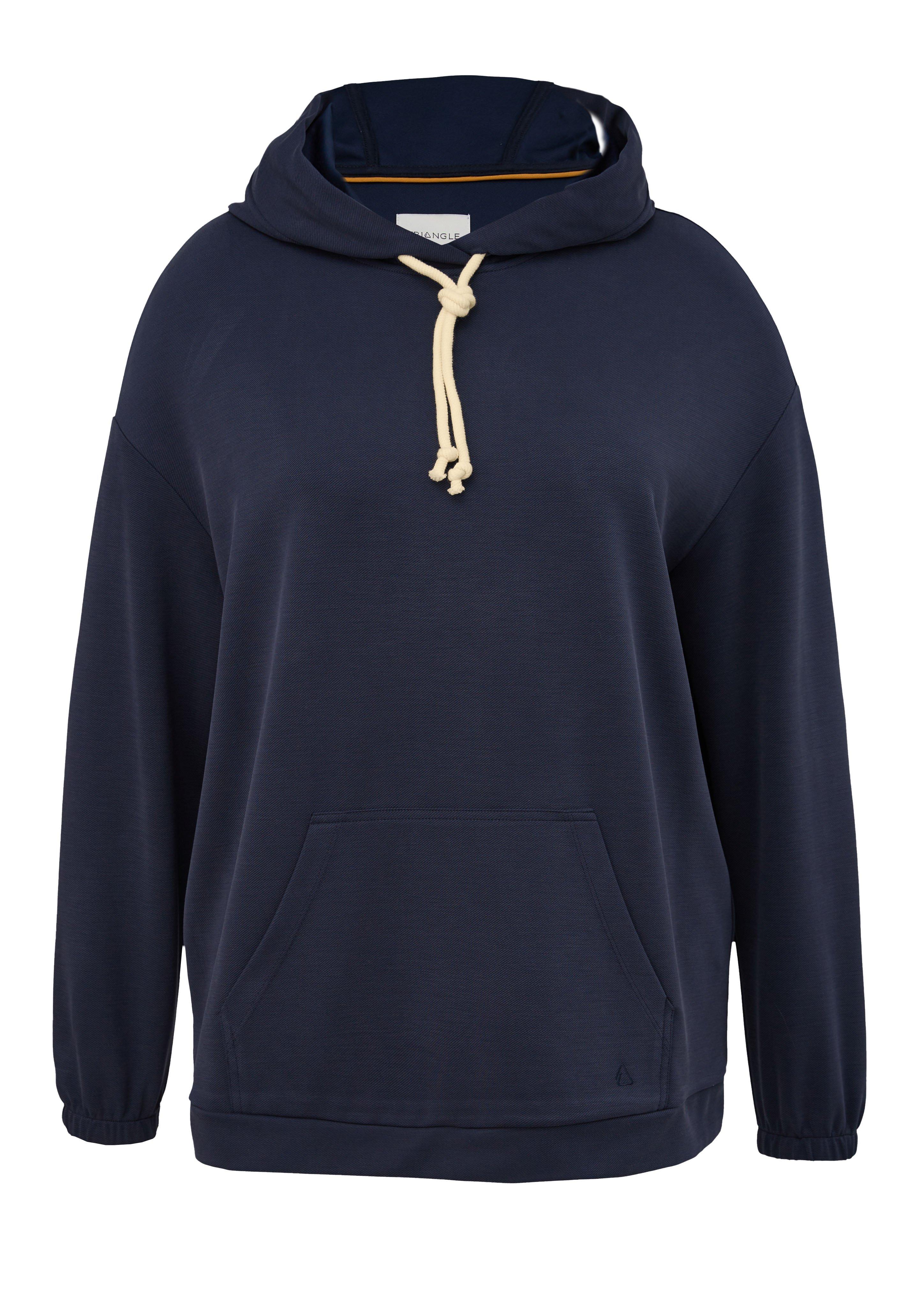Kapuzensweatshirt aus Twill, mit Kängurutasche