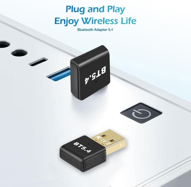 NÖRDIC USB-A Bluetooth 5.4 dongle Bluetooth USB-adapter BT ver 5.4