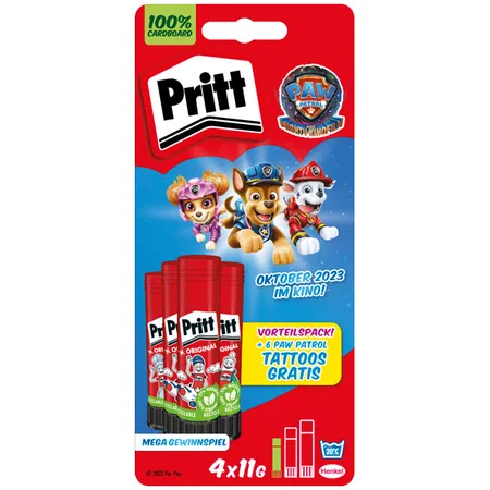 Pritt Klebestifte Pritt Motiv Paw Patrol 4x 11g