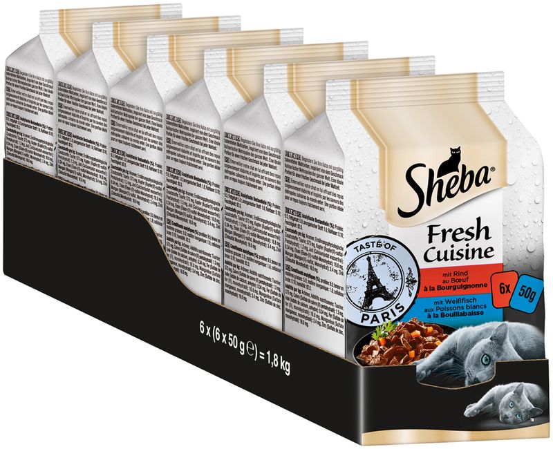 Sheba Fresh Cuisine Taste of Paris 6 x 50 g