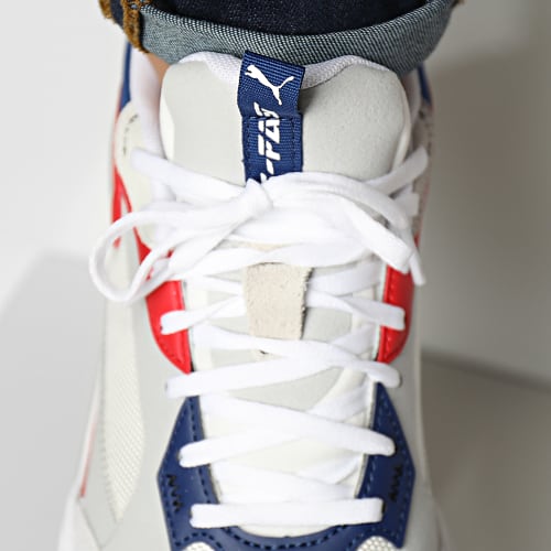 Baskets RS Fast Limiter Suede 387825 Puma White High Risk Red Gray Violet