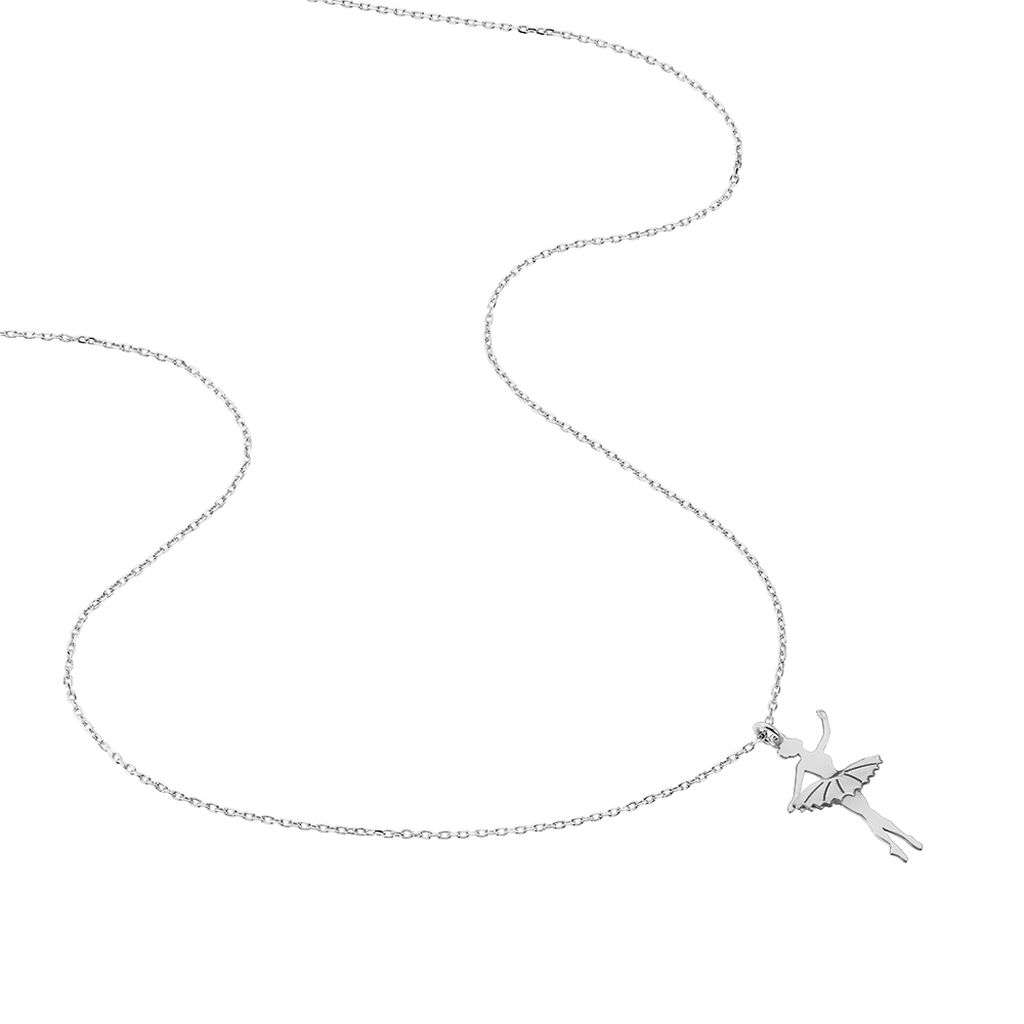 Collier Ritej Argent Blanc