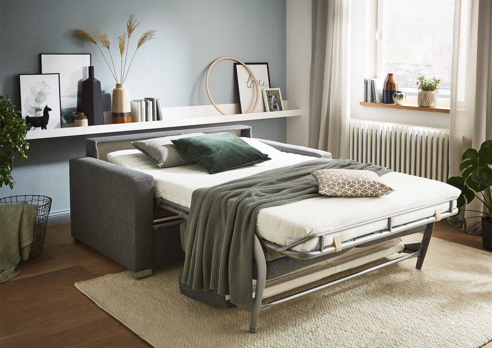 CASAVANTI Schlafsofa COLOMBO grau