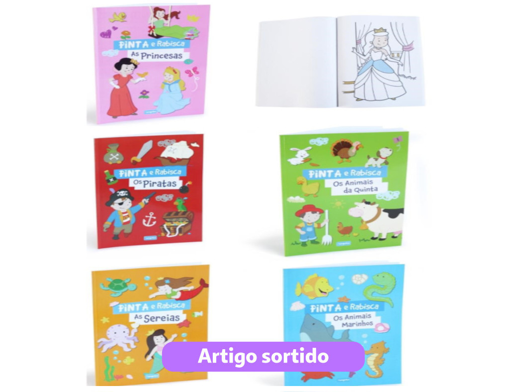 PINTA E RABISCA - MODELOS SORTIDOS