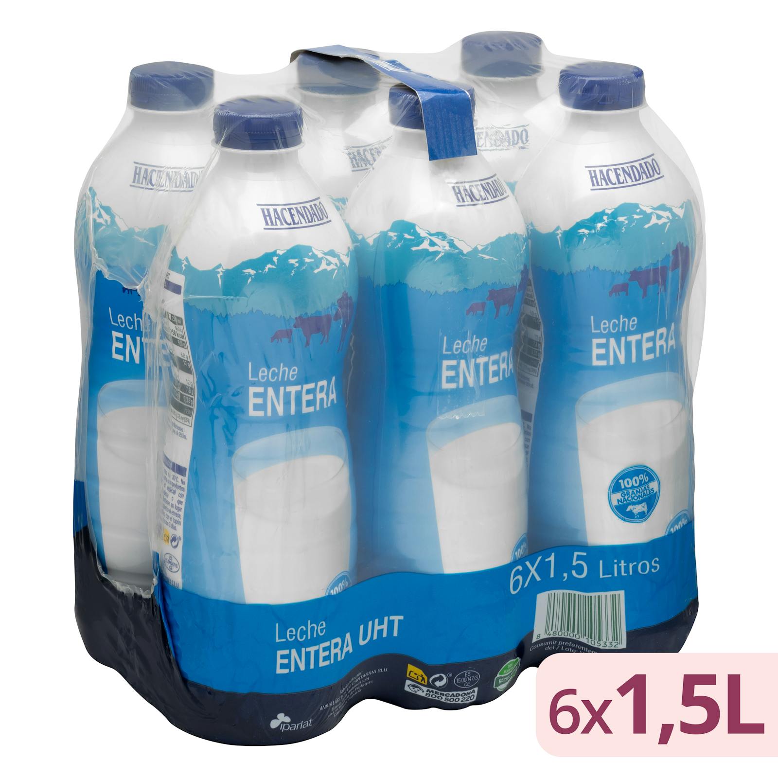 Lait entier Hacendado