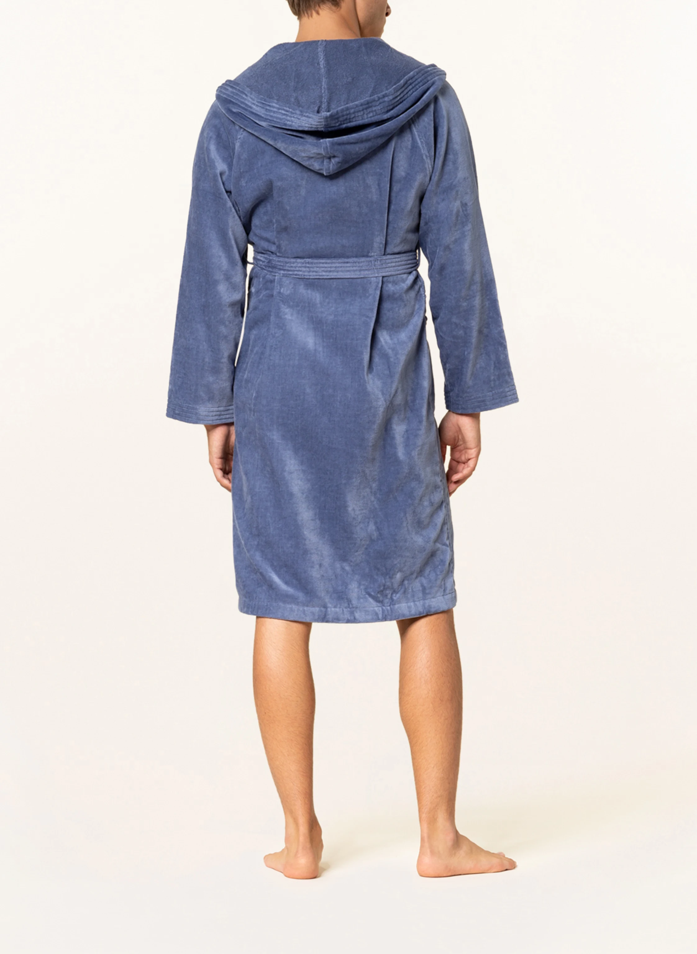 VOSSEN Unisex-Bademantel TEXAS mit Kapuze