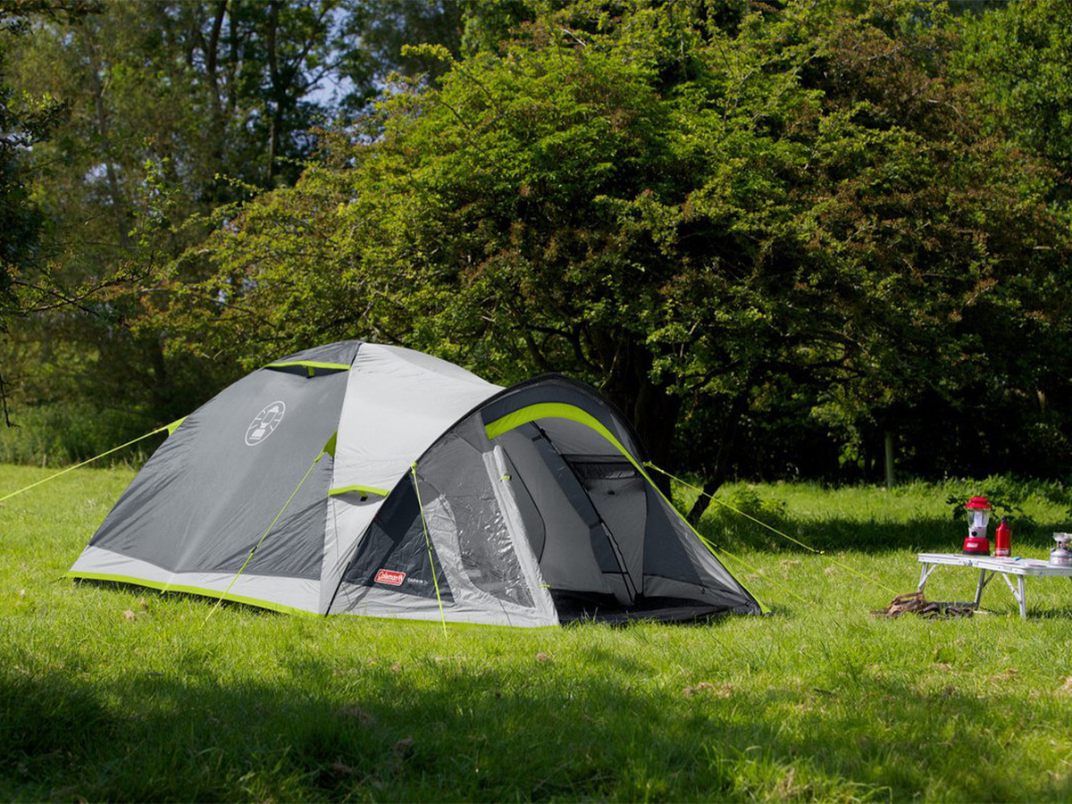 Coleman Darwin 3 Plus Grey koepeltent