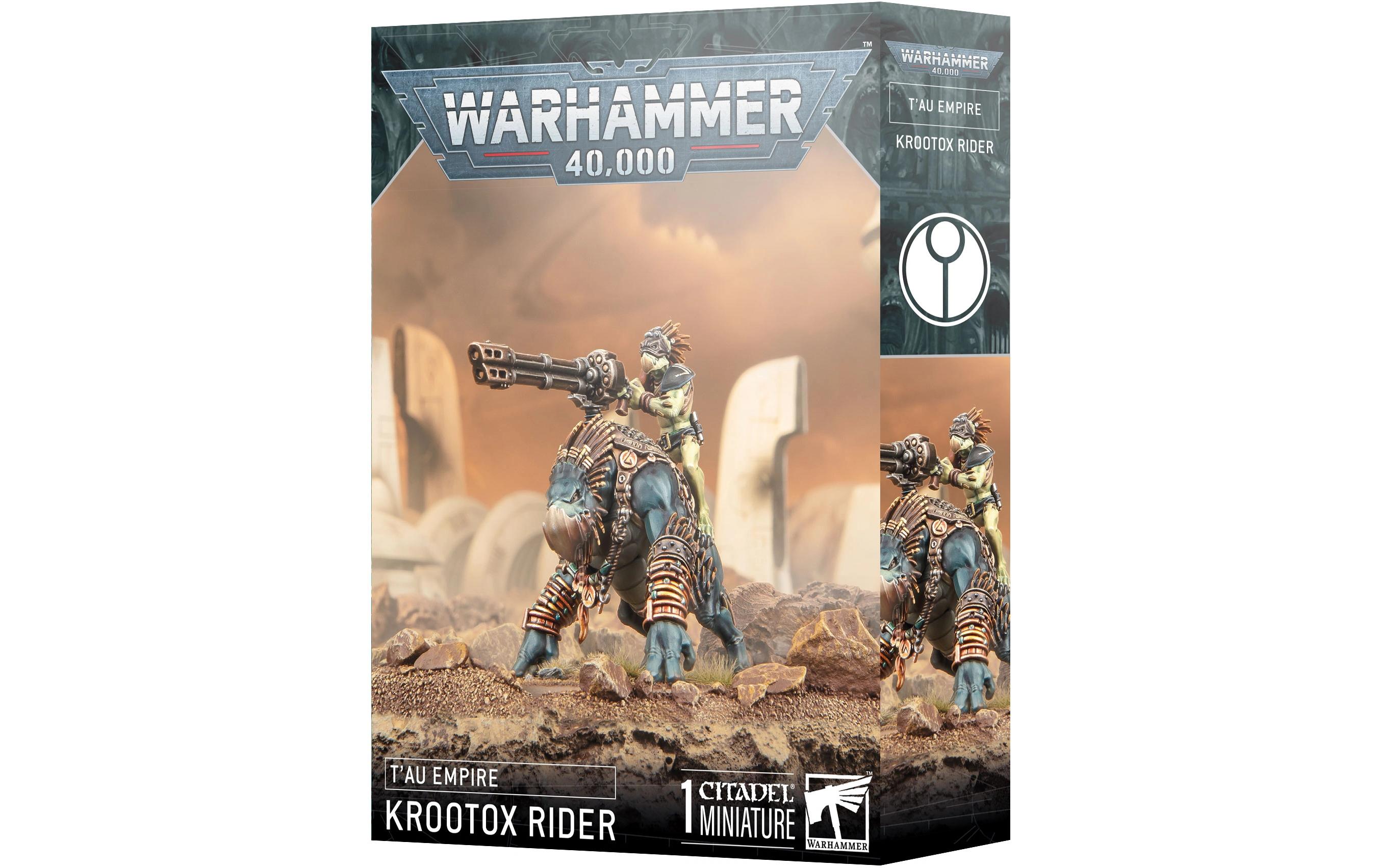 Warhammer 40.000 Krootox RiderWarhammer 40.000 Miniaturen: T'au Empire Krootoxreiter