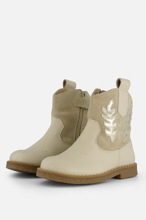 Muyters Cowboylaarzen beige Leer