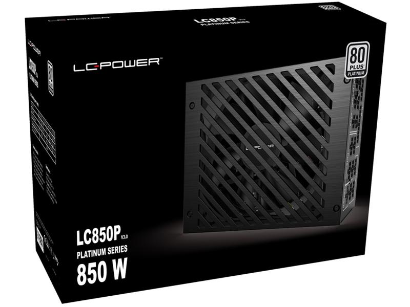 LC-Power Netzteil LC850P V3.0 850 W Voll-modulares ATX-Netzteil mit 850 W