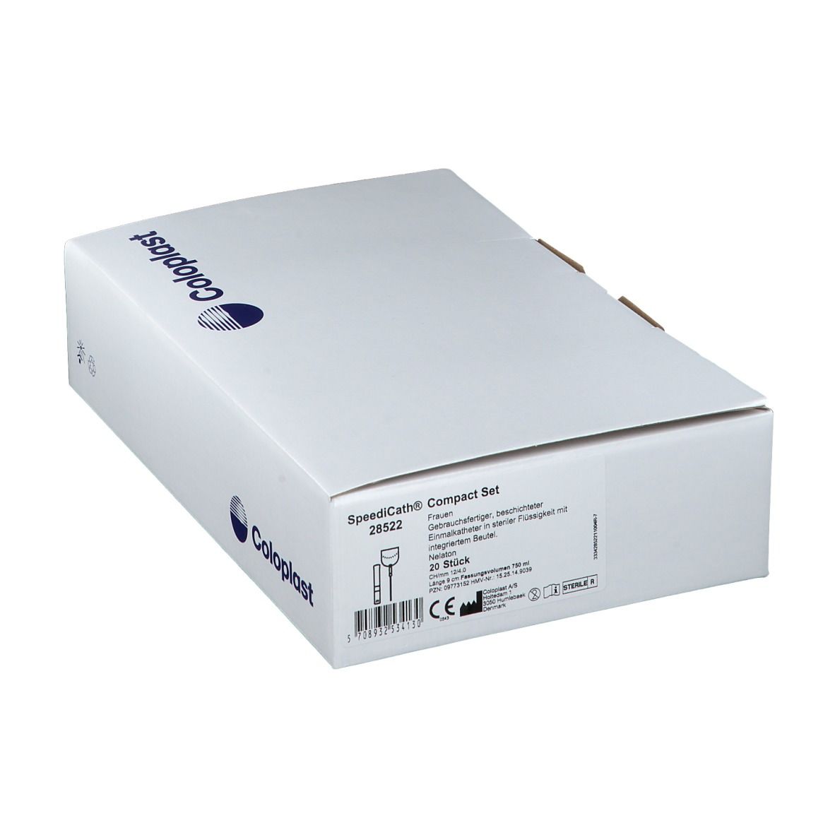 SpeediCath® Compact Set CH12, 9cm, Nelaton, Frauen