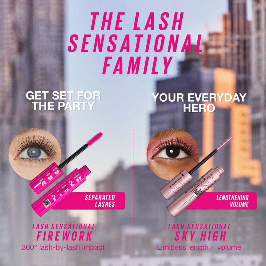 Maybelline New York Lash Sensational Firework Mascara Very Black 10ml