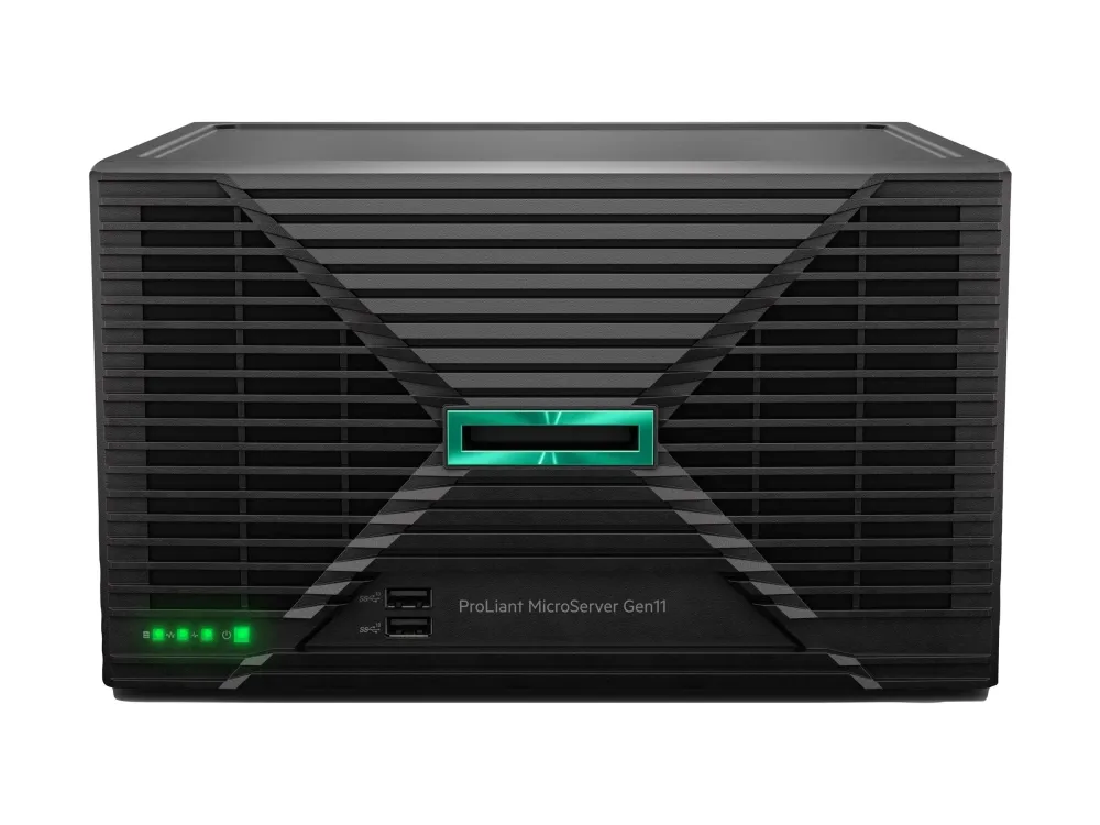 HPE ProLiant MicroServer Gen11 - Server - ultra mikro tower envejs - 1 x Pentium Gold G7400 - RAM 16 GB - SATA - non-hot-swap 3.5
