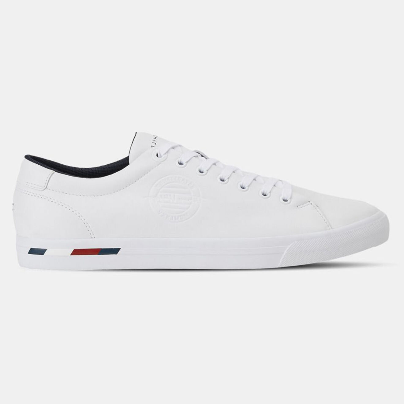 Tommy Hilfiger Baskets en Cuir Corporate Logo blanches