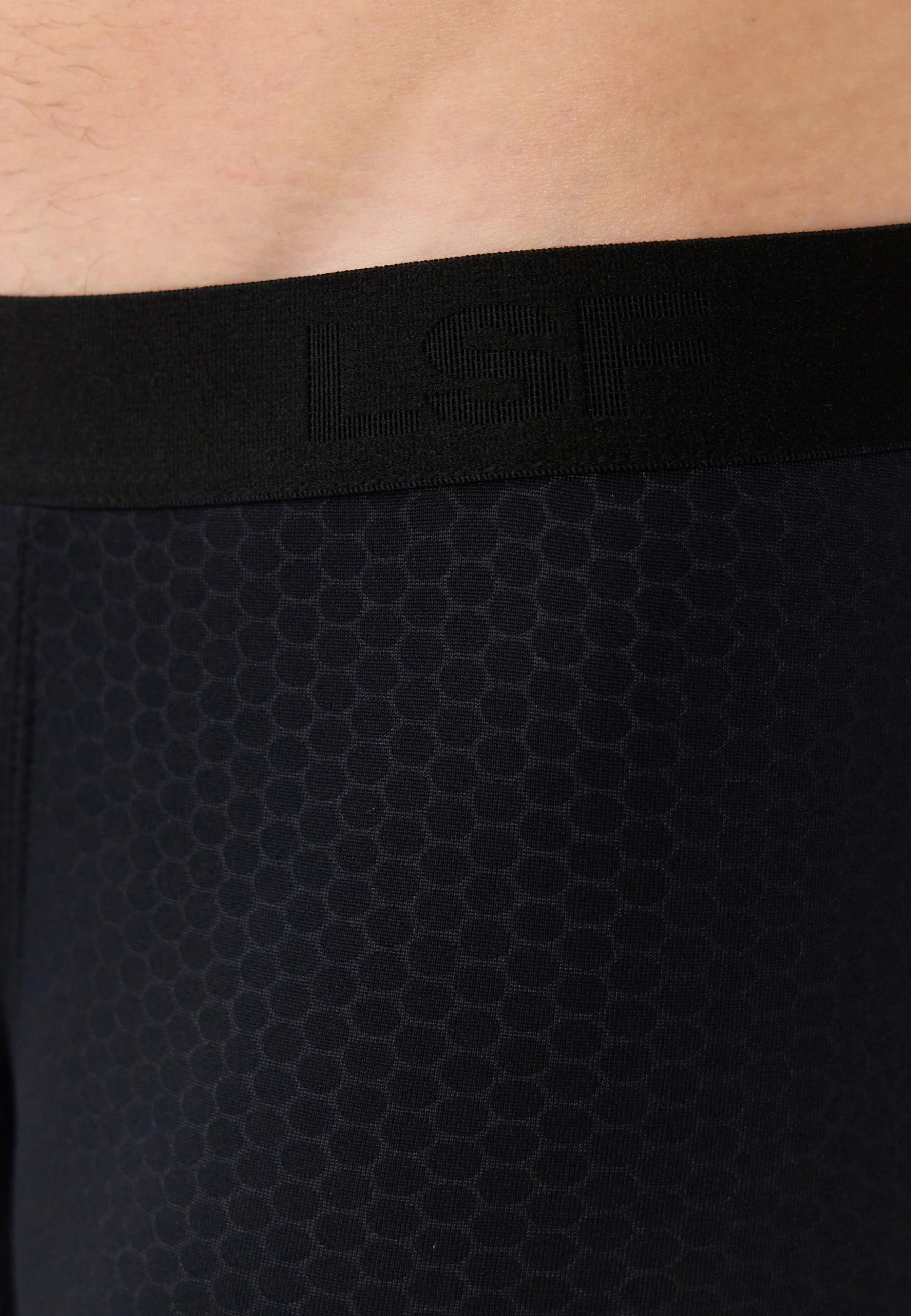 Boxer en polyamide-John Training Boxer Long Noir