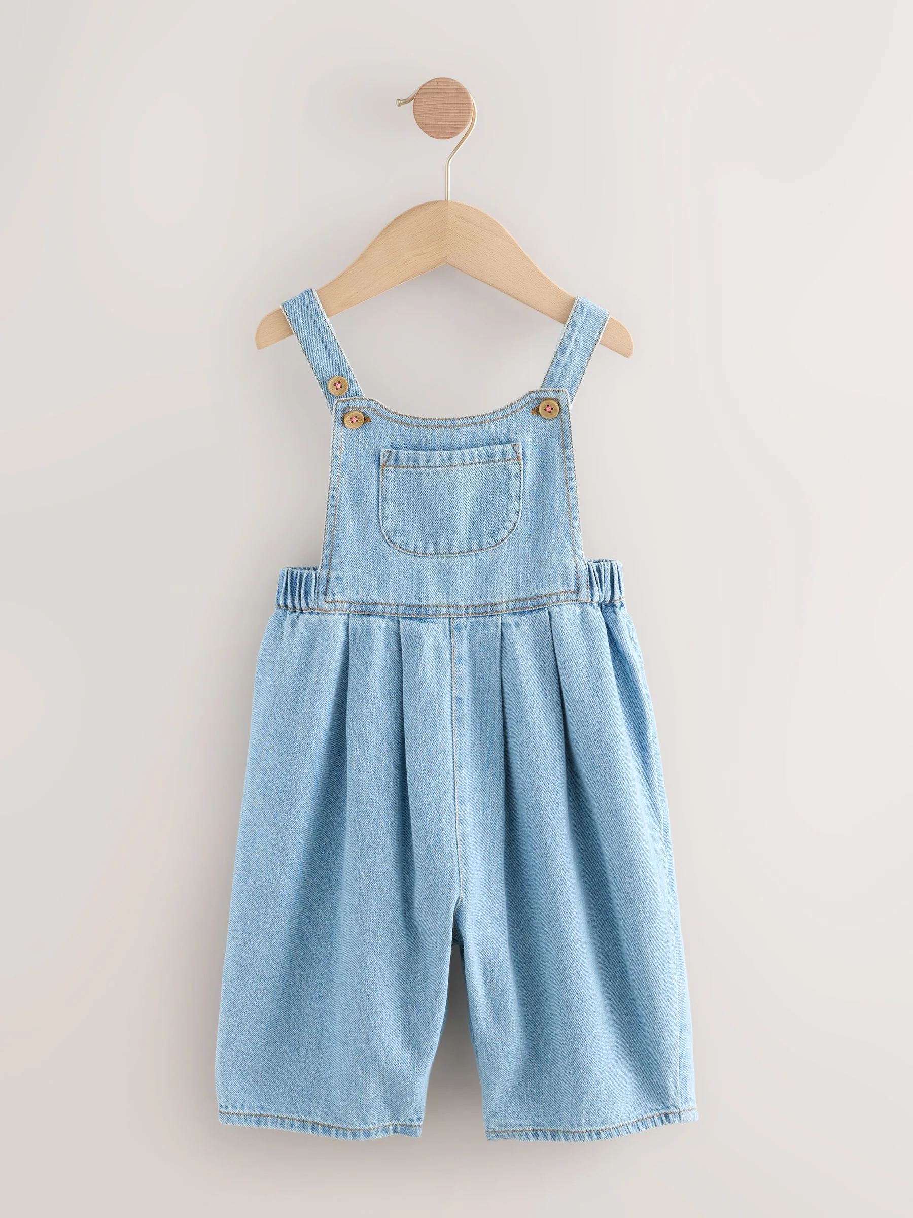 Denim - Tuinbroek met lange pijpen (3mnd-8jr)