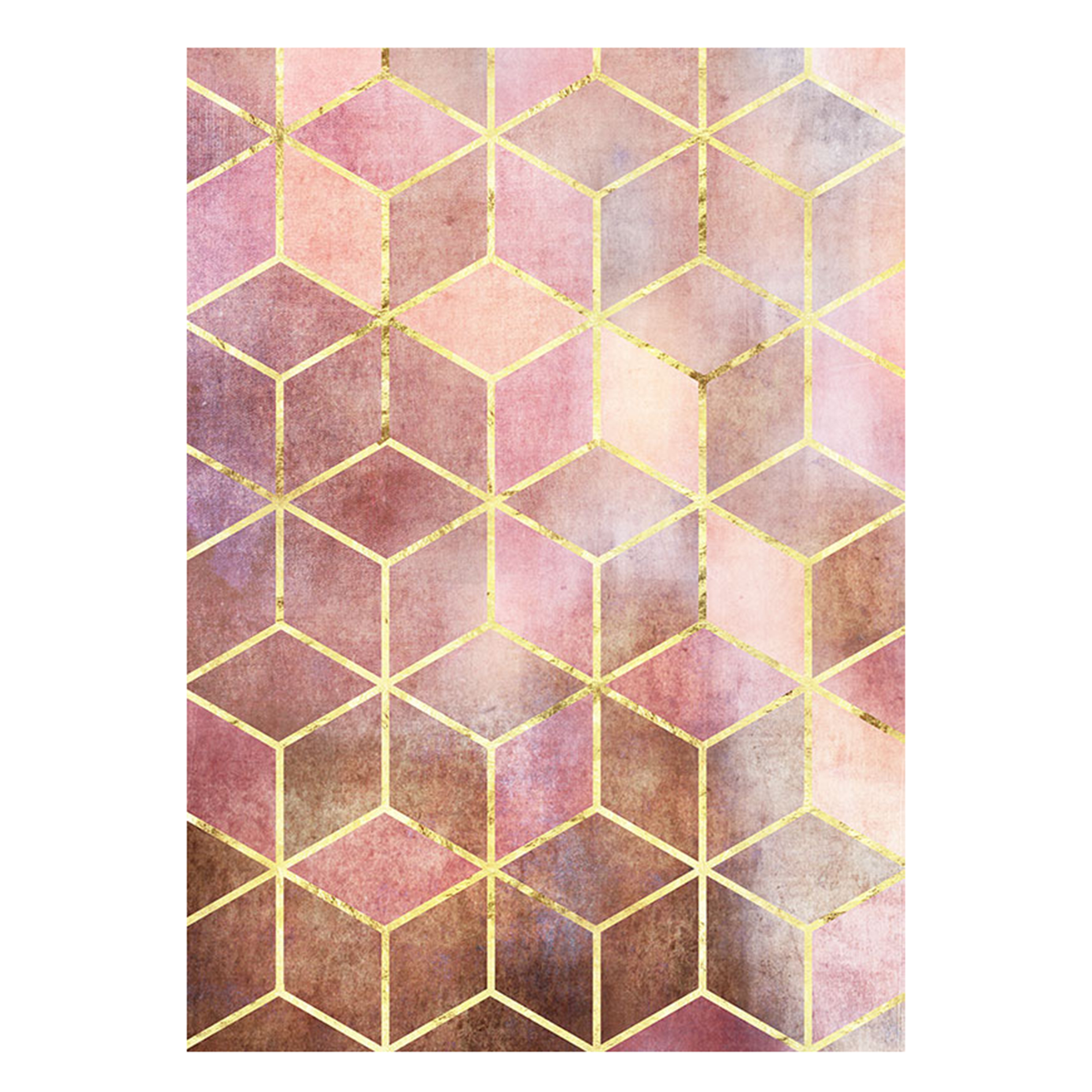 Wandbild MOSAIK ROSSO - bunt - 50x70 cm