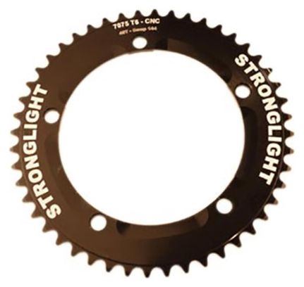 PLATEAU ROUTE DIAM 144 EXTER 48DTS NOIR ALU 7075 TRACK STRONG (PISTE) 5 BRANCHES