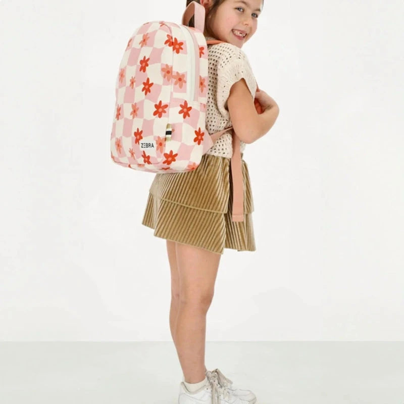 Zebra Trends Rugzak Girls Flowers