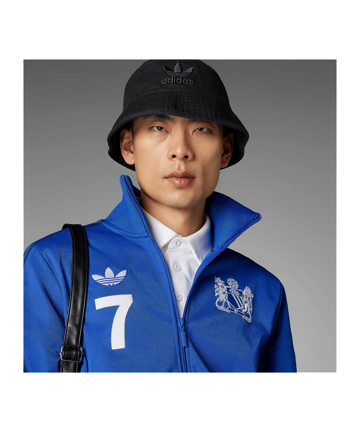 adidas Originals Manchester United George Best Trainingsjacke Blau