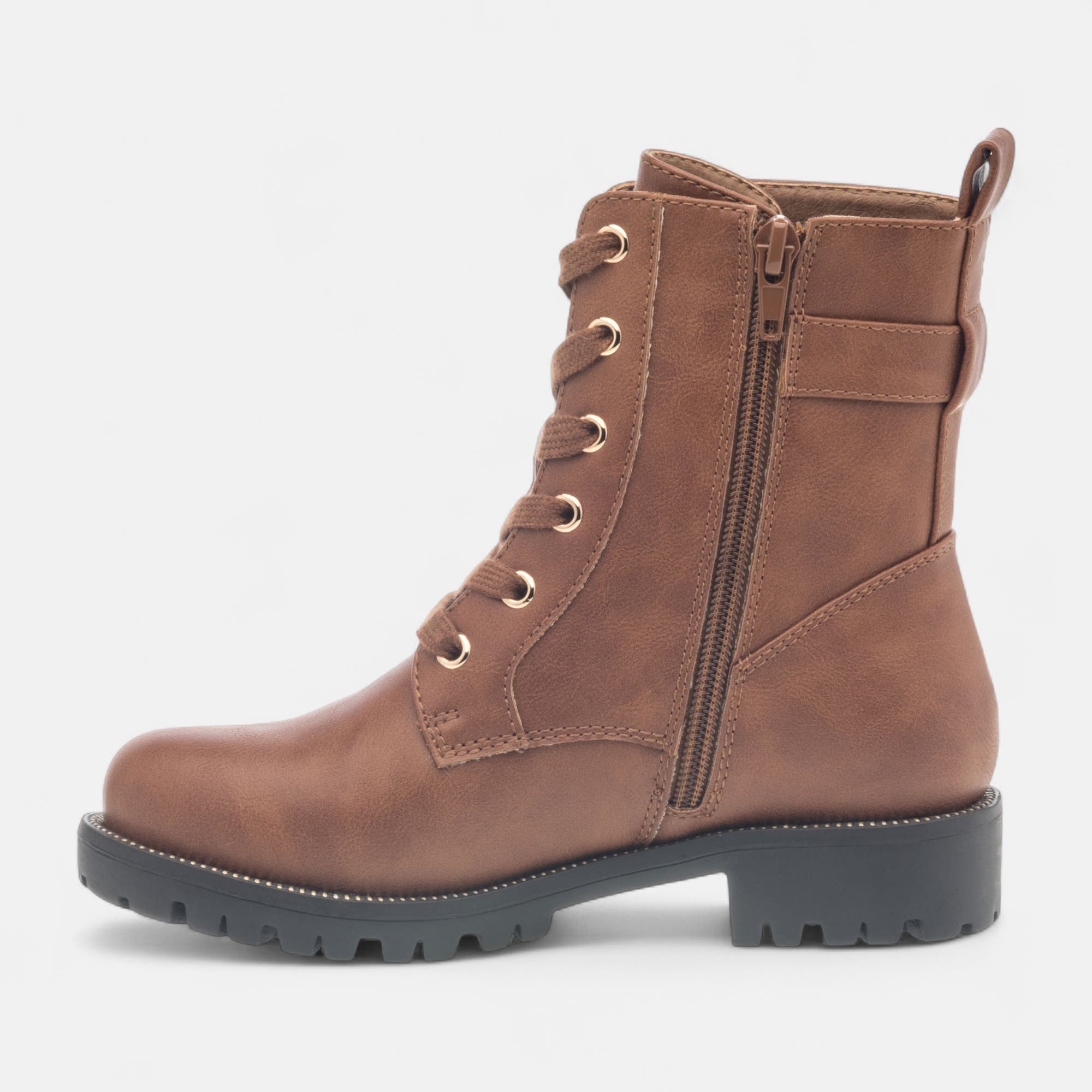 Boots Fille cognac