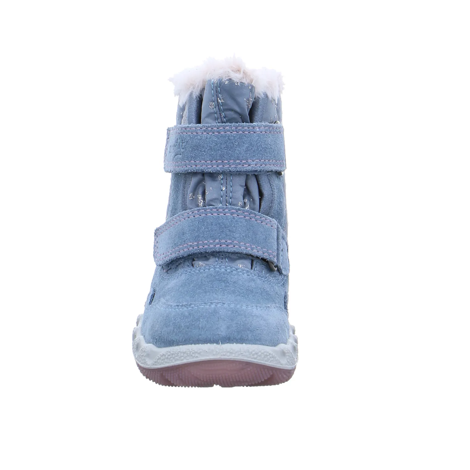 SUPERFIT Kleinkinder-Snowboot  Membran Blau Textil  Baby Winterstiefel Mädchen