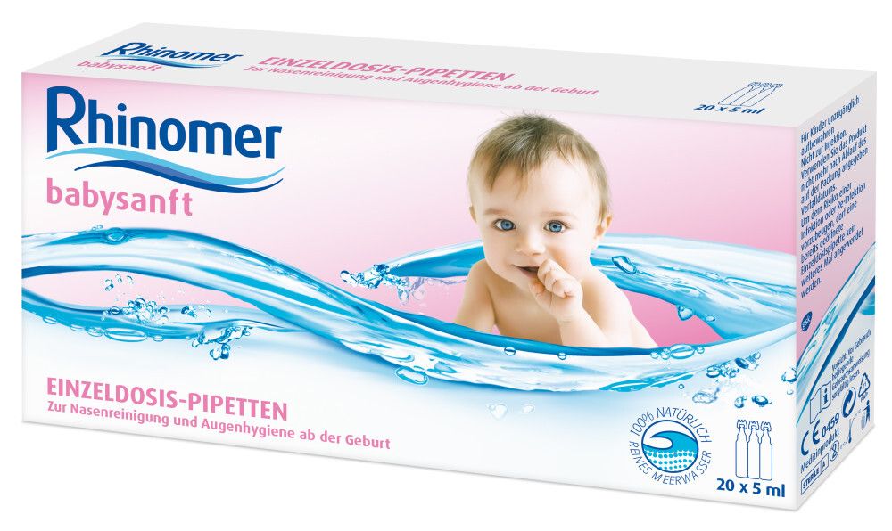 Rhinomer® babysanft Meerwasser Einzeldosis-Pipetten