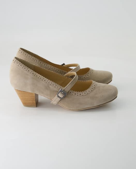 Hirschkogel 3003400 Trachtenschuhe in Beige