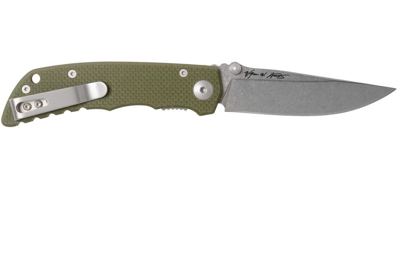 Spartan Blades Talos SFBL7GR Green G10 zakmes, Bill Harsey design