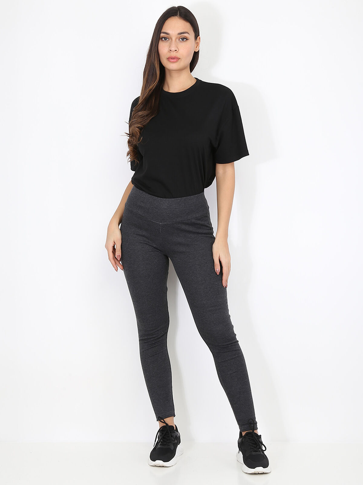 T-shirt en coton- Noir