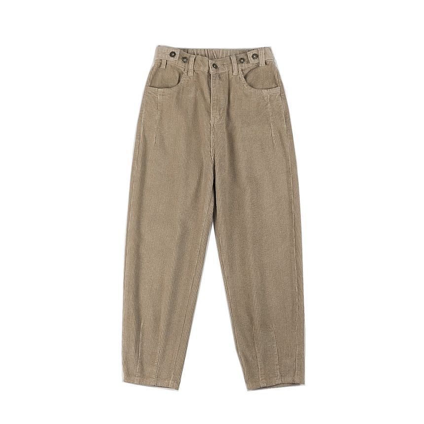 CHIC ERRO - Corduroy broek met rechte pijpen