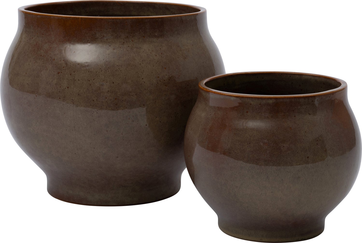 Intratuin bloempot Fabe bruin D 22 H 26 cm