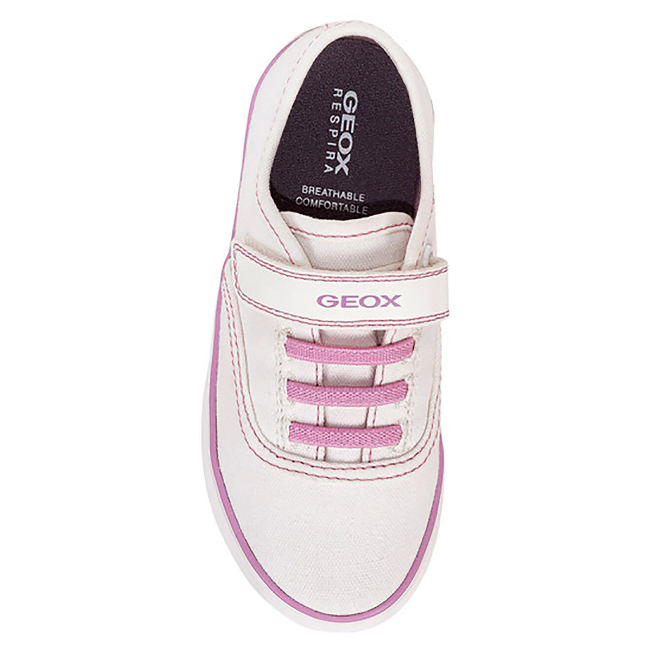 Geox Baskets Gisli blanc/rose