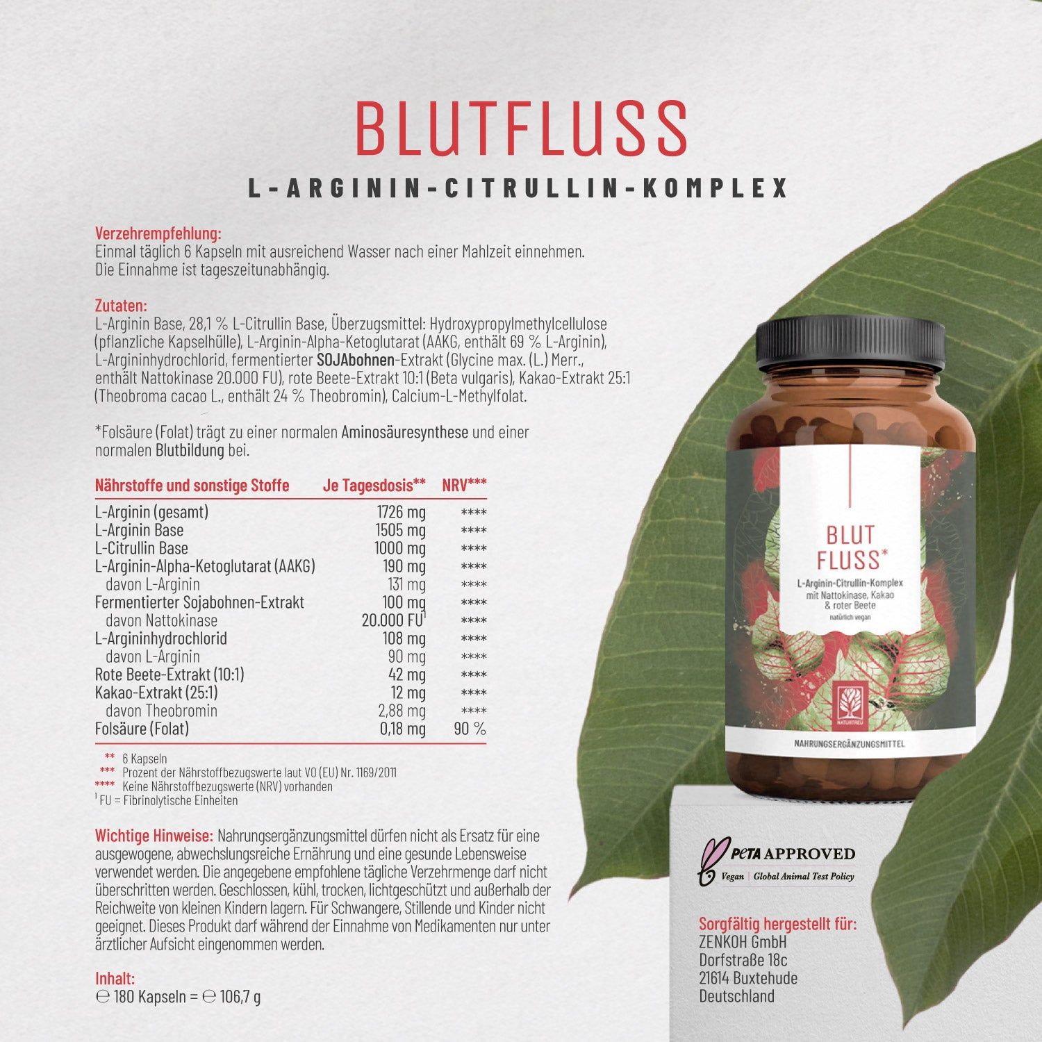 BLUTFLUSS - NATURTREU®