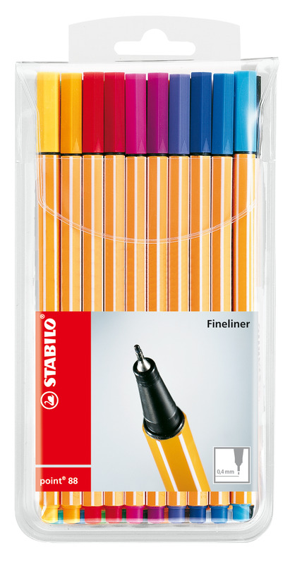 Stabilo Fineliner Point 88, 20er Etui, assortiert